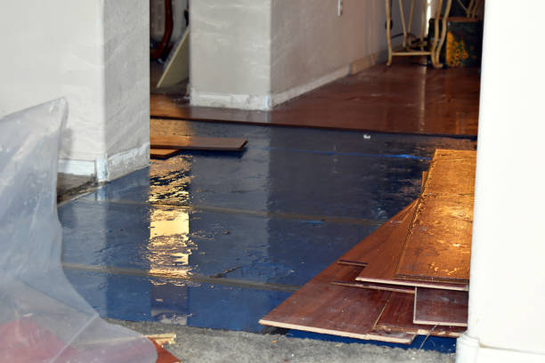 Professional Burst Pipe Cleanup technician working in Stony Point, NC